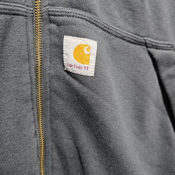 Carhartt Men's Rain Defender Rockland Hoodie Black - Picture 3 of 7